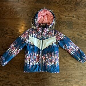 Spyder Kids Jacket - Blue and Pink